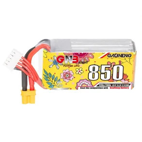 Gaoneng 15.2V 850mAh 120C 4S LiPo Battery XT30 Plug for DarwinFPV BabyApe  4S / CineApe 25 FPV RC Racing Drone