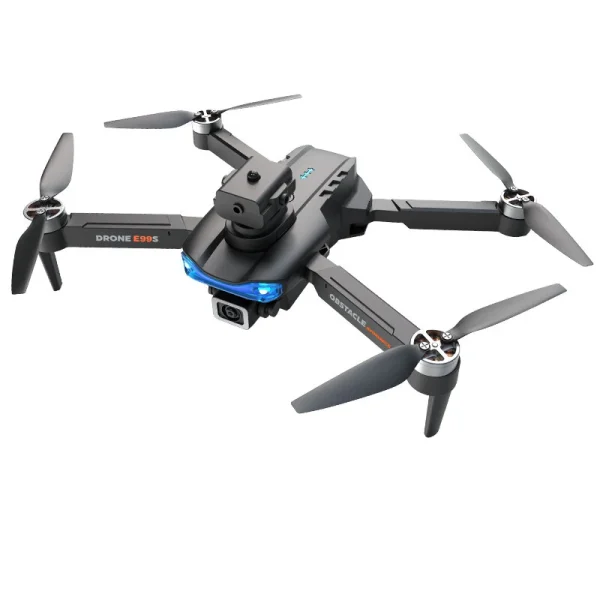 XKJ E99S Mini WiFi FPV with HD Dual Camera 360 Obstacle Avoidance Optical Flow Positioning Brushless Foldable RC Drone Quadcopter RTF - Image 2