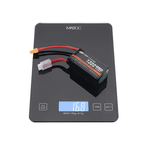 XF POWER 14.8V 1300mAh 100/200C 4S LiPo Battery XT60 Plug for RC Drone - Image 8