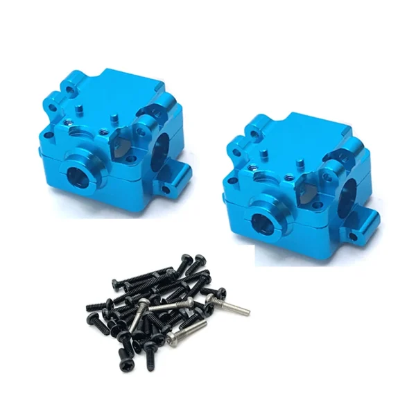 2PCS Upgraded Metal Front Rear Geabox for Wltoys 1/28 284131 K989 K979 K969 Drift RC Cars Vehicles Models Spare Parts - Image 2