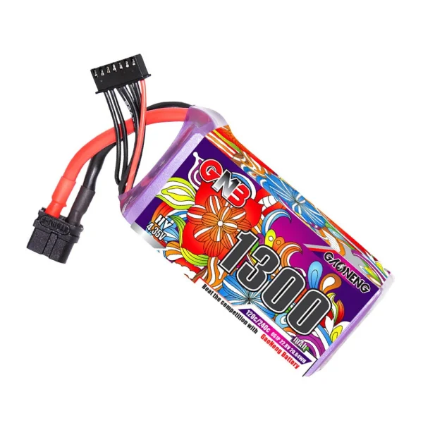 GAONENG GNB 6S 22.8V 1300mAh HV 120C LiPo Battery XT60 Plug for GEPRC MARK5 Nazgul5 Evoque F5D F5 F6 FPV Racing Drone - Image 3