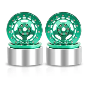 4PCS 2.2 Inch Wheel Hub Climbing RC Car Spare Parts for 1/10 TRX4 SCX10 Axail Easy Control 4102 D90 Vehicle Models Parts