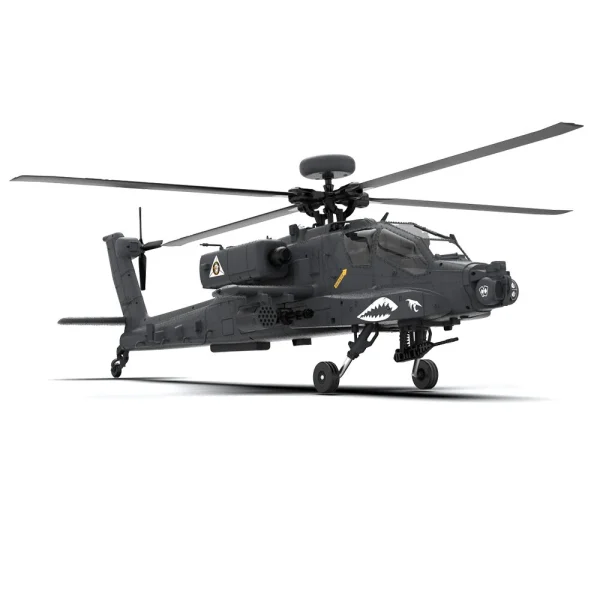 YXZNRC F11-S 1:32 AH-64 Apache Scale 2.4G 6CH GPS Altitude Hold Optical Flow Positioning 5.8G FPV Camera Dual Brushless Motor Flybarless RC Helicopter RTF - Image 3