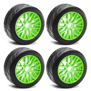 4PCS Wheel Hub Rubber Tires for 1/8 ARRMA 1/7 Infraction 6S F1 Limitless RC Car Vehicle Models Parts D266