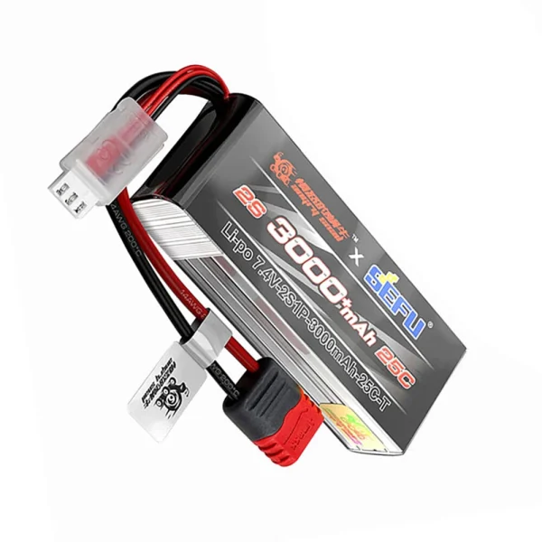 MJX 2S 7.4V 25c 3000mAh L I-PO Battery with T-plug for MJX 16208 16209 14209 14210 RC Car Parts - Image 2