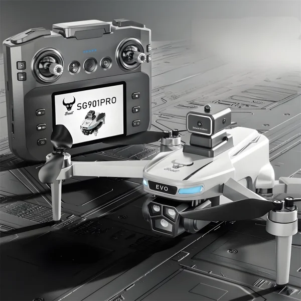 ZLL SG901 PRO & MAX GPS 5G WiFi FPV with 4.5inch LCD Screen Controller 720P HD Dual Camera Servo Gimbal 360 Obstacle Avoidance Brushless Foldable RC Drone Quadcopter RTF - Image 2