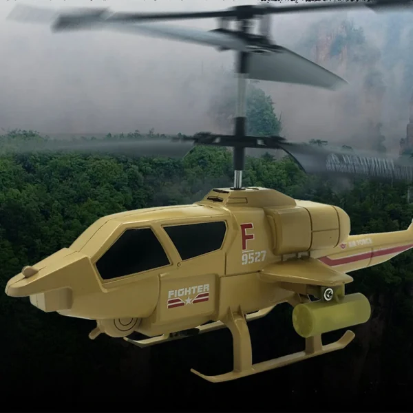 JS-9 2.5 CH Apache Remote Control Combat Helicopter with Gyroscope Remote Control Electric Remote Control Helicopter - Image 4