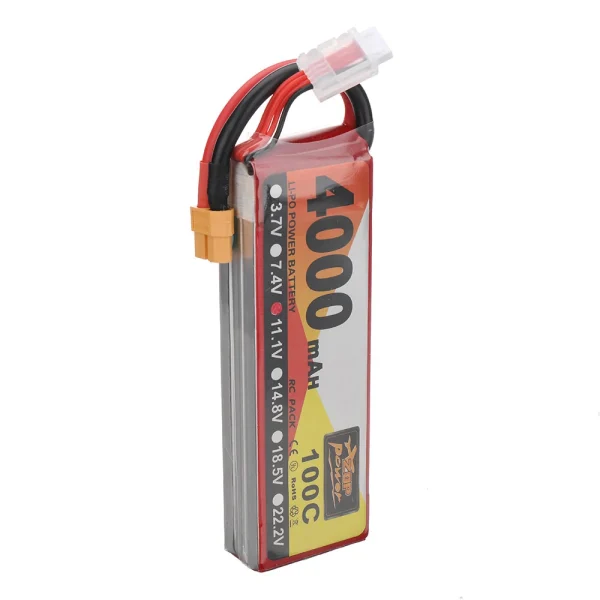 ZOP Power 11.1V 4000mAh 100C 3S LiPo Battery XT60 Plug for RC Drone - Image 4