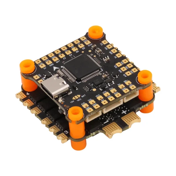 30.5x30.5mm HAKRC 45A F4V2 Stack F4 Flight Controller 2-6S with 5V 10V BEC & 45A BLHeli_S 4in1 Brushless ESC for RC Drone FPV Racing