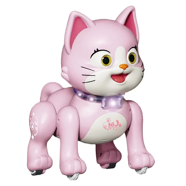 2.4GHz Remote Control Robot Pets Cat Rechargeable Cute Lighting and Music Robot Cat Toys for Children - Image 3
