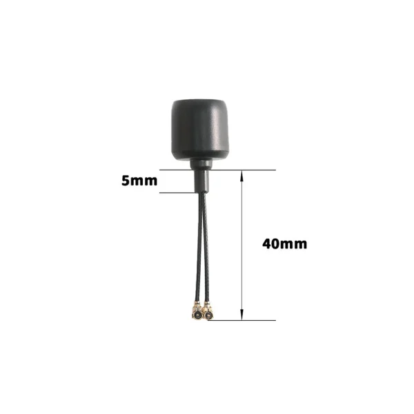 FlyFishRC 40mm/95mm/145mm Dual-Band 5.8Ghz/2.4Ghz UFL FPV Antenna for DJI O3/O4/O4 PRO AirUnit RC Drone - Image 5
