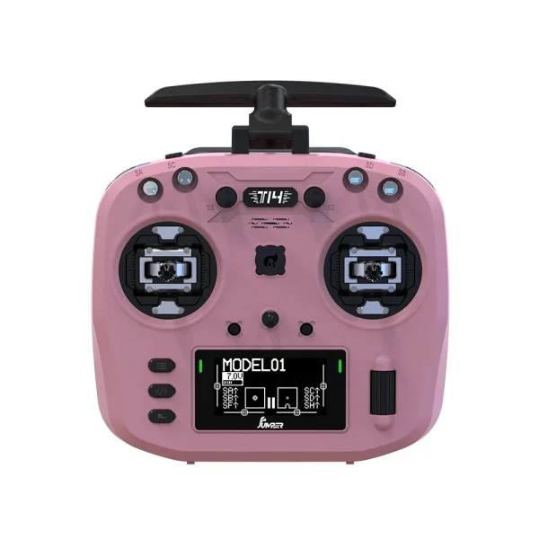 Jumper T14 Macaron Color 2.4GHz/915MHz 1W ELRS Hall Sensor Gimbals 2.42" OLED Screen EdgeTX Radio Controller for FPV RC Racer Drone - Image 2