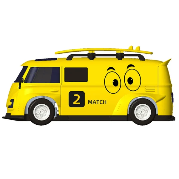 LDARC V64 1/64 2.4G RWD RC Car Mini Drift Flat On-Road LED Lights LC01 Chassis Micro Van Vehicles Models Full Proportional Remote Control Racing Toys 80 Minutes Playing Time - Image 7