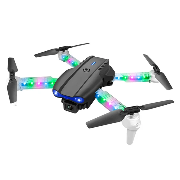 YLR/C E99D WiFi FPV with HD Dual Camera Lighting Arms Optical Flow Positioning Colorful LED Light Foldable RC Drone Quadcopter RTF - Image 2