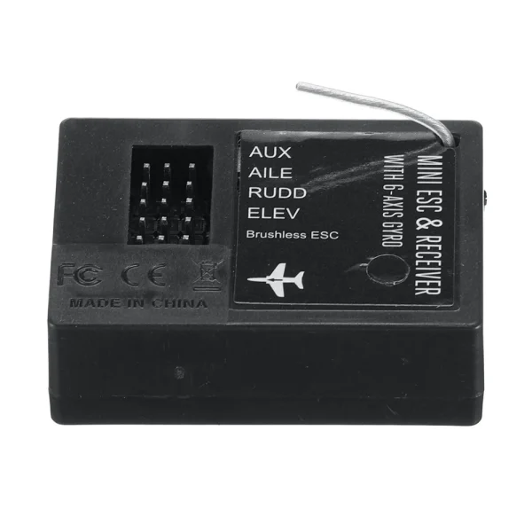 Volantex RC EAR403 PR2202 5CH Receiver with Gyro for RC Airplane 765-1/Super Cup 765-2/Mustang 768-1/767-2 Ranger 750 - Image 2