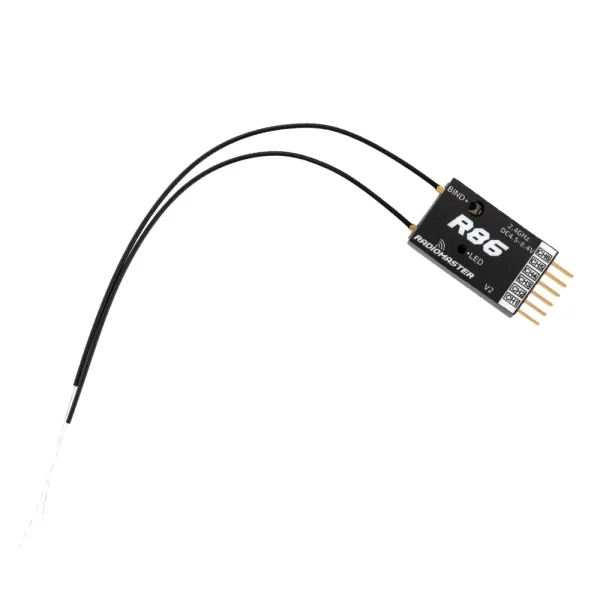 Radiomaster R86 V2 6CH Compatible PWM RC Receiver for Frsky D8 D16 SFHSS Radiomaster TX12 T16S Transmitter - Image 3