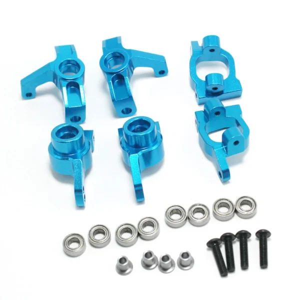 1/14 Metal Upgrade Steering Seat Rear Wheel Seat C Seat For Wltoys 144001 RC Car Parts