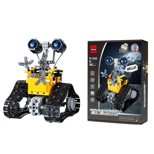 395PCS 2.4GHz Remote Control Assembly Robot Building Blocks Set Educational Intelligent Crawler Car Toys for Children - Image 3