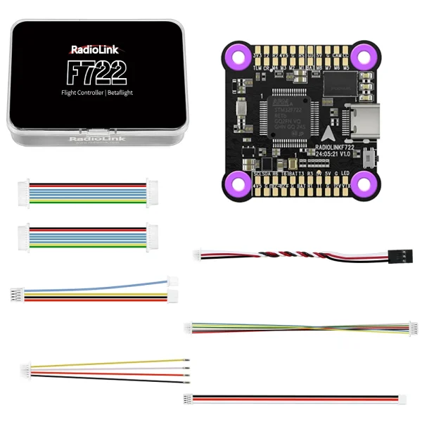 Radiolink F722 F7 2-8 Axis Multi-rotor Aircraft Flight Controller with DJI 6 Pin Port for FPV Racing Drone Support Betaflight INAV - Image 4