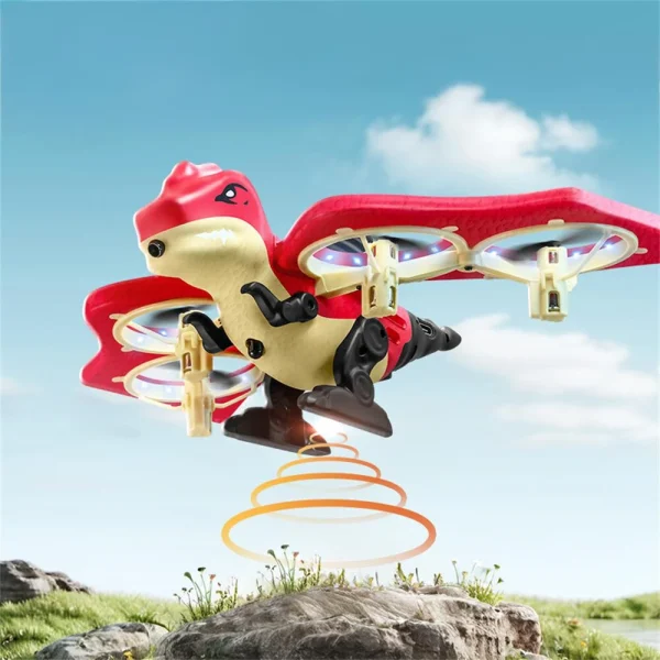 4DRC V48 Dinosaurs Gravity Sensing Obstacle Avoidance EPP Foam 2.4G Remote Control RC Toys Gifts Drone Quadcopter Airplane RTF - Image 2