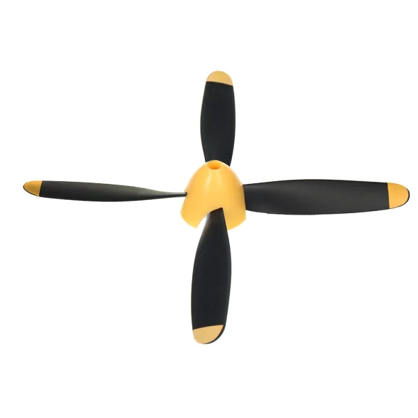 VolantexRC Mini Mustang P-51D RC Airplane Fixed Wing Spare Part 4-Blade Propeller Full Set - Image 4