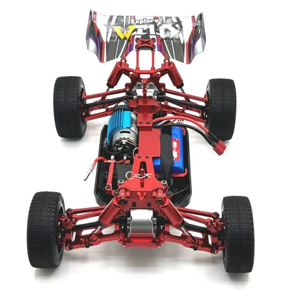 Upgraded Metal Parts Front Rear Suspension Arms Steering Cups C Hubs Rear Wheel Seats Set for Wltoys 124008 124010 1/12 RC Cars Vehicles Models Spare Accessories - Image 4