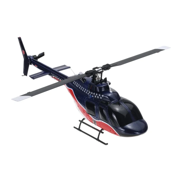Eachine E186 1:27 Bell-206 Scale 2.4G 6CH Altitude Hold Optical Flow Positioning Dual Brushless Motor RC Helicopter - Image 4