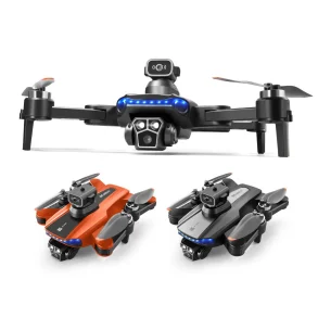 PJC RG600 PRO WiFi FPV with 4K 720P ESC HD Dual Camera 360 Obstacle Avoidance Optical Flow Positioning Flowing Light Brushless Foldable RC Drone Quadcopter RTF