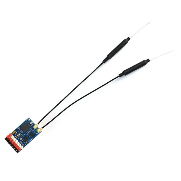 Mateksys R24-P6V ExpressLRS ELRS 2.4GHz 6CH PWM Vario Receiver Dual Antenna for RC Drone Airplane