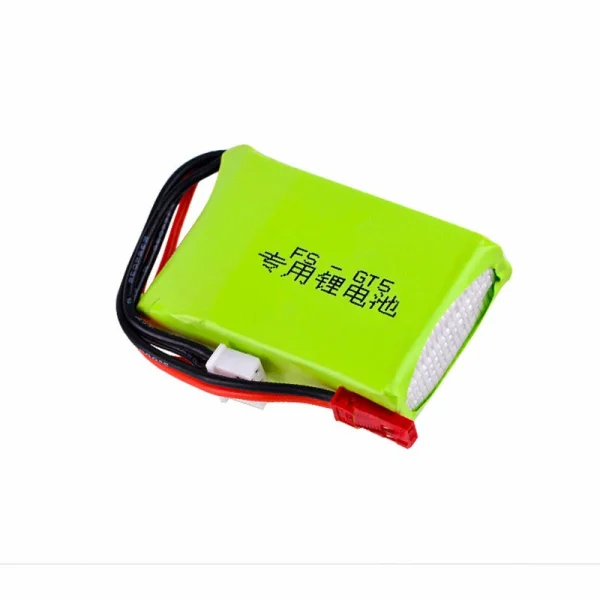 7.4V 1500mAh 8C 2S LiPo Battery JST Plug for FlySky GT5 G7P - Image 3