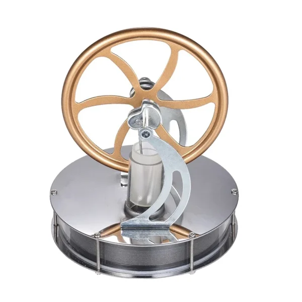 LL-001 Metal Low Temperature Stirling Engine Model DIY Class Teaching Heat Education Desktop Display Toy Gifts
