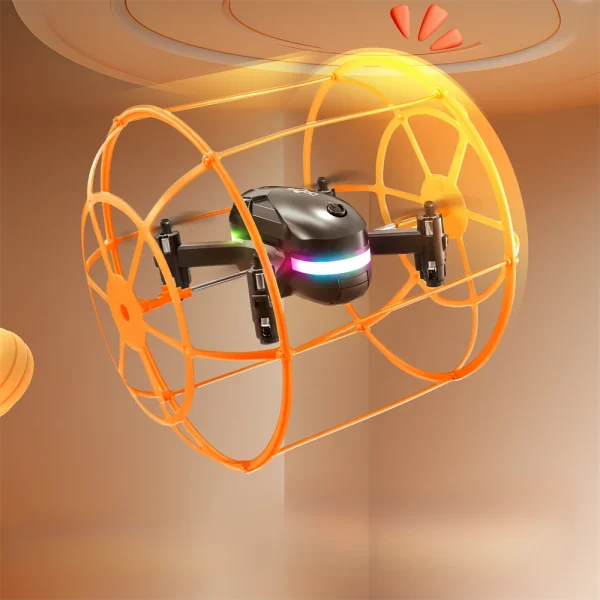 YLR/C S166 Removable 2 Batteries Design Climb Wall Flat Running AIR Flying Modes with Gradient Lighting 360 Stunt Roll Grid Full Protection Child Gift RC Toys Drone Quadcopter RTF - Image 7