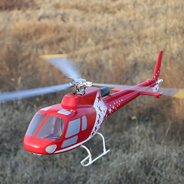 FLY WING Squirrel-AS350 6CH 3D Flying Three Rotor Blade GPS Hover Inverted Hover One Key Return Scale RC Helicopter PNP With H1 Flight Controller - Image 7