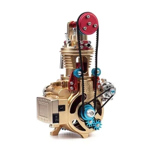 TECHING DM117 All-metal Mini Single-cylinder Engine Model High Challenge Assembled Kit DIY Excellent STEM Toys Scientific Exploration Discovery
