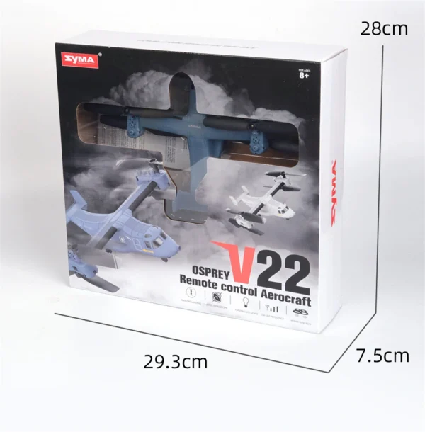 SYMA V22 One Key Takeoff Fixed Altitude Stunt Simulation Remote Control Helicopter Toys - Image 4