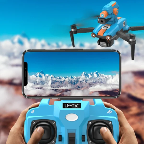 Funsky LM12-D MAX  WiFi FPV with HD ESC Dual Camera Bullet Launcher Optical Flow Positioning Brushless Foldable RC Drone Quadcopter RTF - Image 2