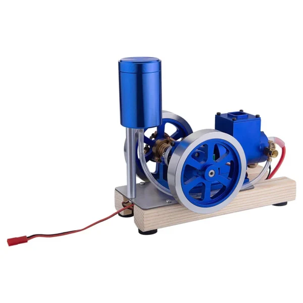 STARPOWER Mini Four Stroke Gasoline Engine Internal Combustion Engine Model with Wooden Base Physics Experiment Science Discovery Production Invention Gift Collection Toys - Image 5