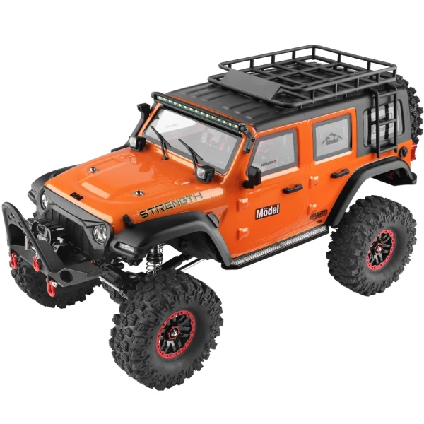Wltoys 104010 RTR 1/10 2.4G 4WD RC Car Rock Crawler Off-Road Climbing Truck Full Proportional LED Light Vehicles Models Toys - Image 7
