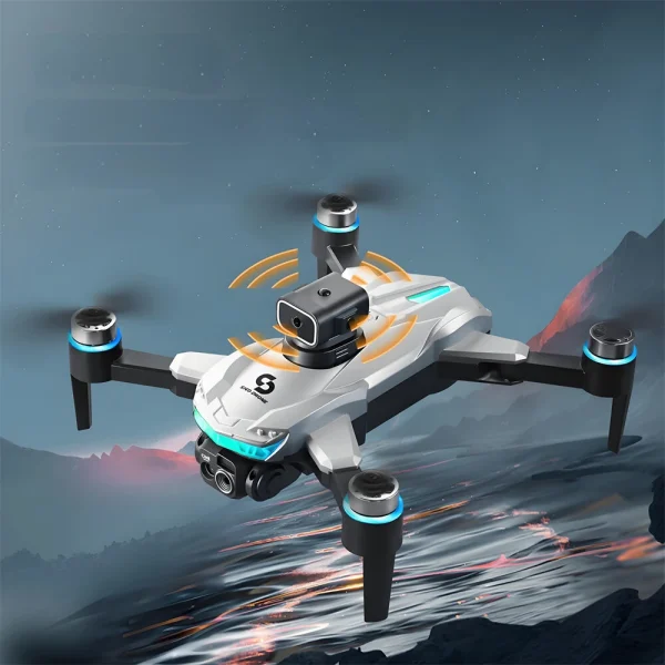 YLR/C S160 WiFi FPV with LCD Screen Controller HD Dual Camera Servo Gimbal 360 Obstacle Avoidance Colorful LED Lights Brushless Foldable RC Drone Quadcopter RTF - Image 4