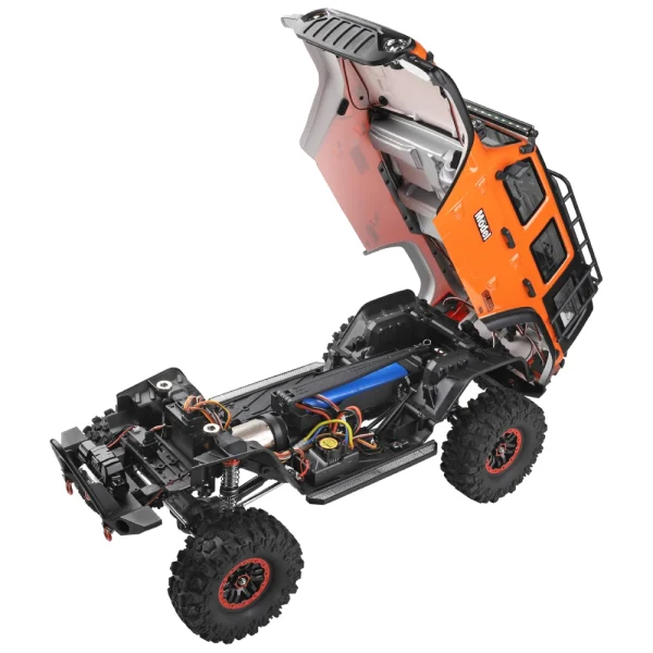 Wltoys 104010 RTR 1/10 2.4G 4WD RC Car Rock Crawler Off-Road Climbing Truck Full Proportional LED Light Vehicles Models Toys - Image 2