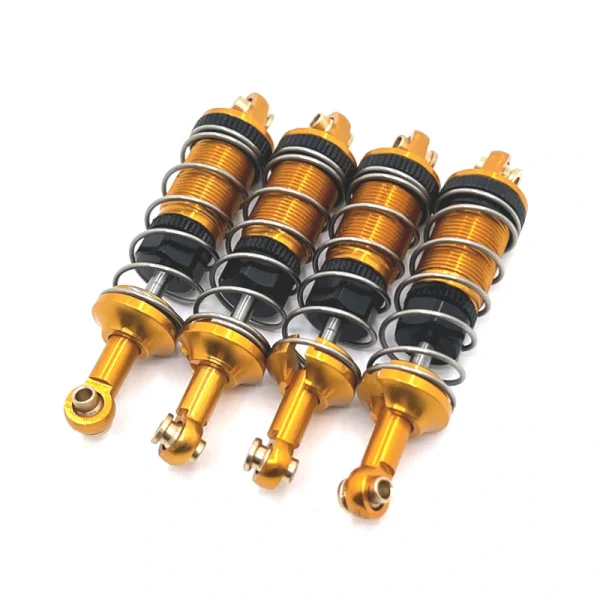4pcs Metal Upgraded Oil Shock Absorber For MJX 1/14 14301 14302 14303 RC Car Parts - Image 2
