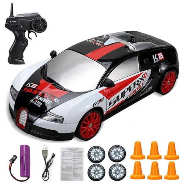 HB Toys SC24A RTR 1/24 2.4G 4WD Drift RC Car LED Light On-Road Vehicles RTR Models Kids Children Gift Toys - Image 8