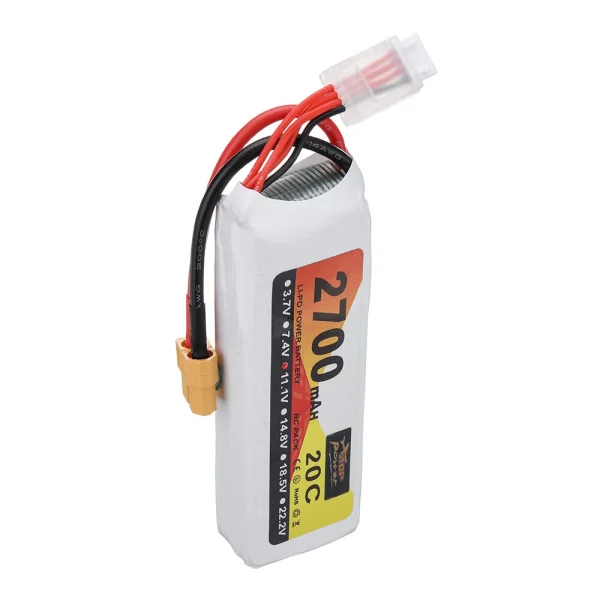 ZOP POWER 11.1V 2700mAh 30C 3S LiPo Battery XT60 Plug for RC Drone - Image 3