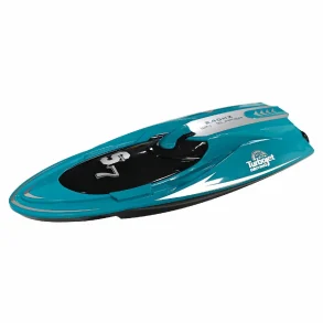 RC Boat High Speed LED Light Speedboat Waterproof 5km/h Electric Racing Vehicles Models Lakes Pools Remote Control Toys