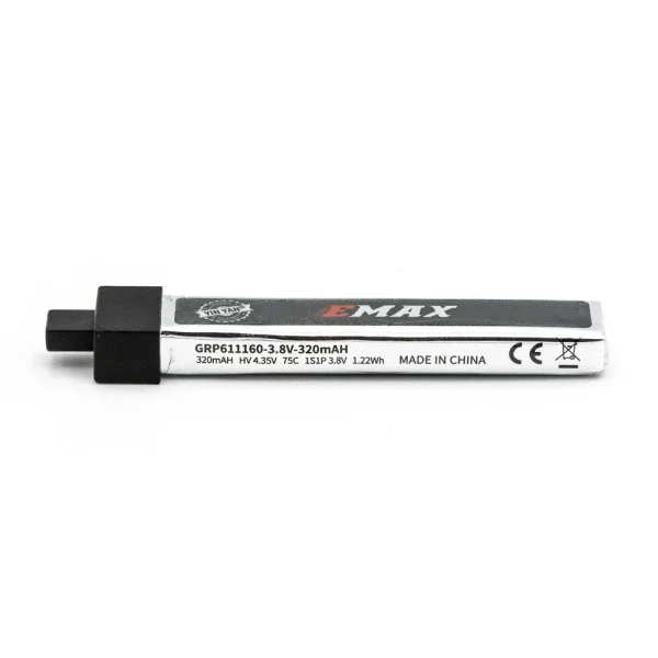 1PC/3PCS EMAX Tinyhawk Nanoscout EM2.0 3.8V 320mAh 75C 1S LiPO Battery for Analog 65mm 1S Whoop FPV Racing Drone - Image 2