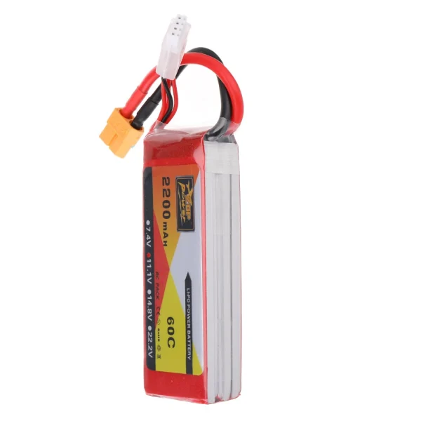 ZOP Power 11.1V 2200mAh 60C 3S Lipo Battery XT60 Plug for RC Quadcopter - Image 4