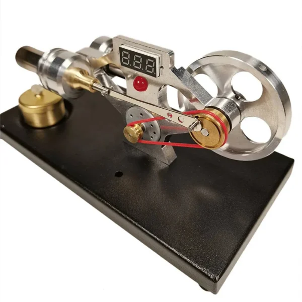 STARPOWER YH001 Type Digital Stirling Engine Model with Glow Lamp Bead and Voltmeter Physics Experiment Science Discovery Production Invention Gift Collection Toys - Image 3