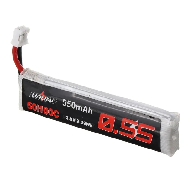 5Pcs URUAV 3.8V 550mAh 50/100C 1S HV 4.35V PH2.0 Lipo Battery for Emax Tinyhawk Kingkong/LDARC TINY Tinyhawk S Eachine Trashcan - Image 6
