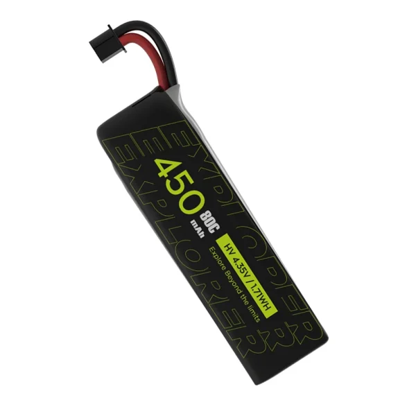 4PCS Flywoo Explorer 1S 450mAh HV V2 A30 Plug Lipo Battery for RC Drone - Image 3