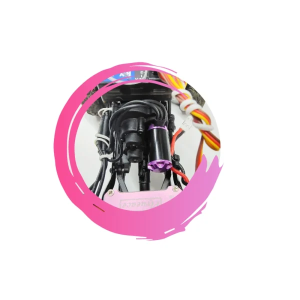 FLYUEACE 1224 4500KV Brushless Motor 25A ESC Combo for  Land Rover FMS FCX24M SCX24 1/24 Rock Crawler RC Cars Vehicles Models Upgraded Parts - Image 4